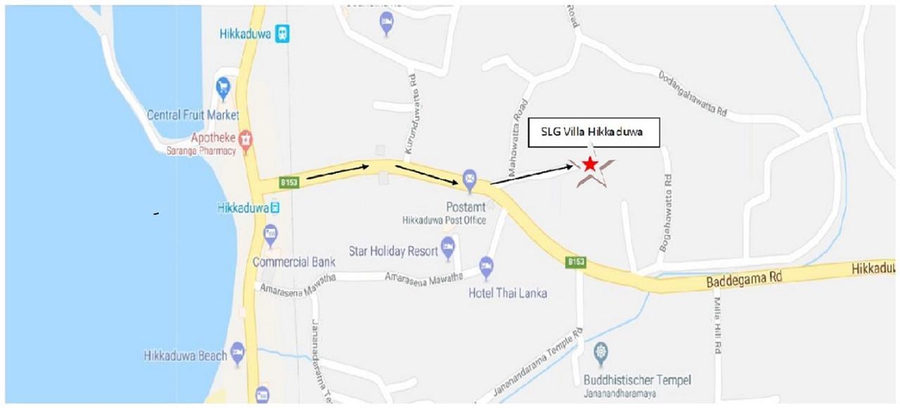 Slg Villa Hikkaduwa Exteriér fotografie